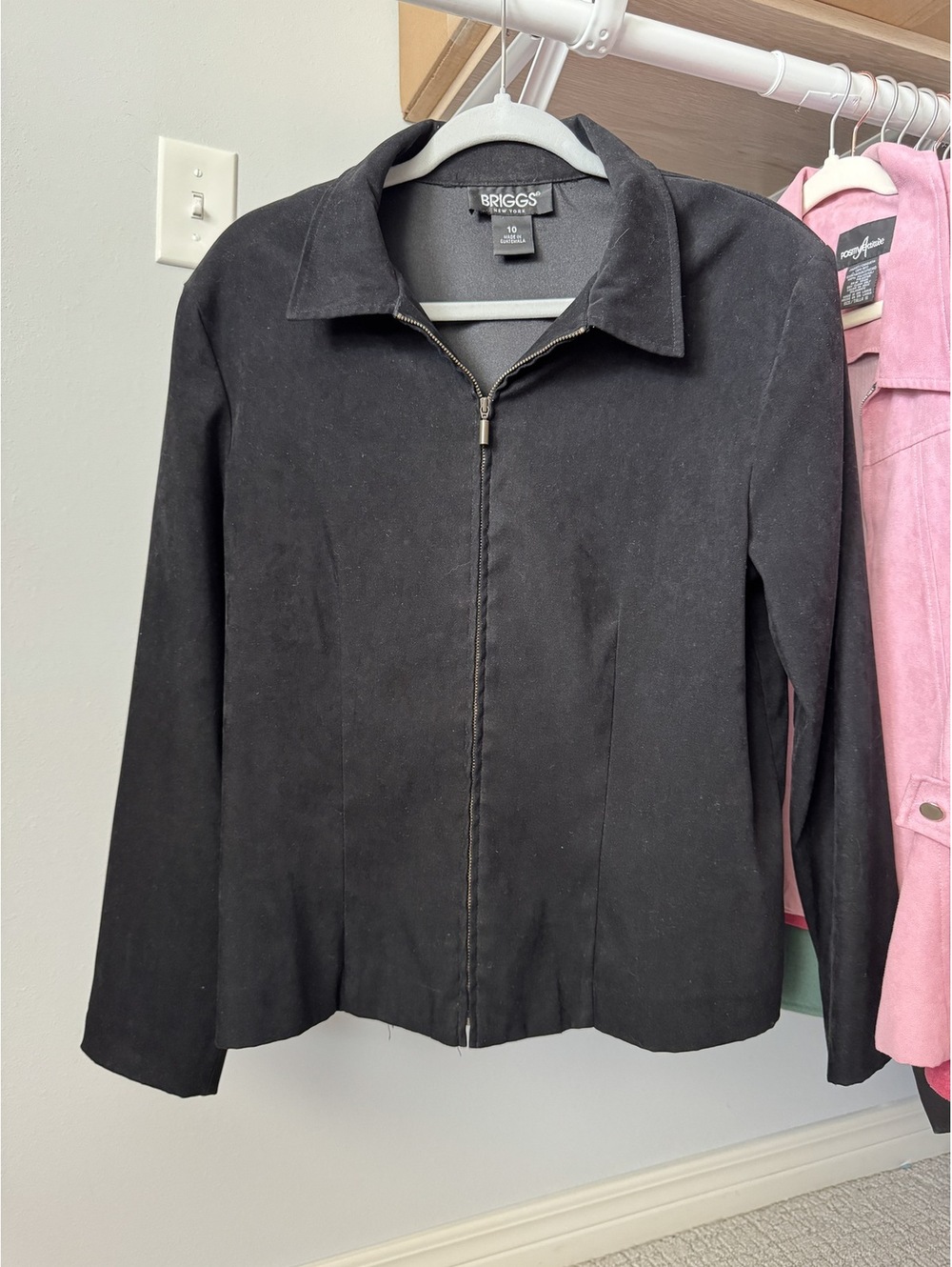 Briggs Black Zip Up Jacket